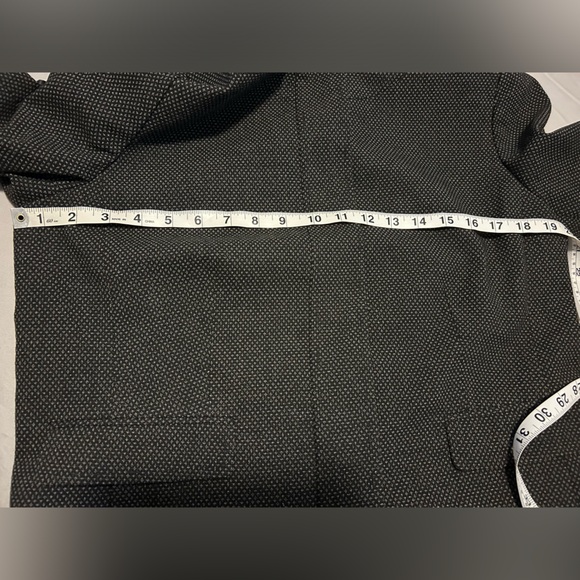 Ann Taylor Gray Cropped Blazer Jacket - Size 12 - Picture 3 of 5